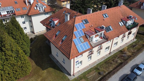 Bytový dům (byt) - fotovoltaická elektrárna
