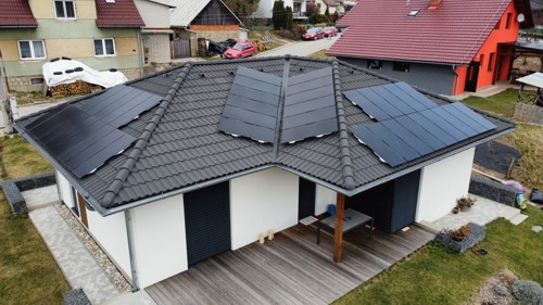 Rodinný dům - fotovoltaická elektrárna